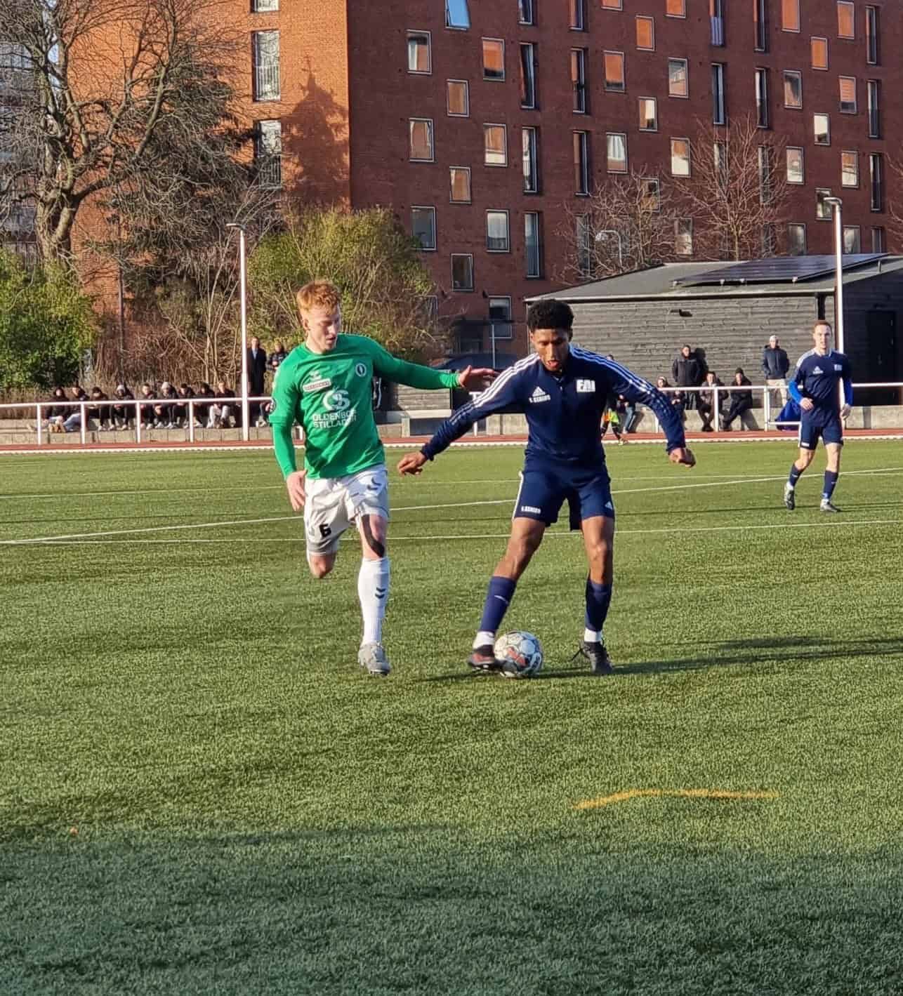 1-0 victory over FA 2000 in training match