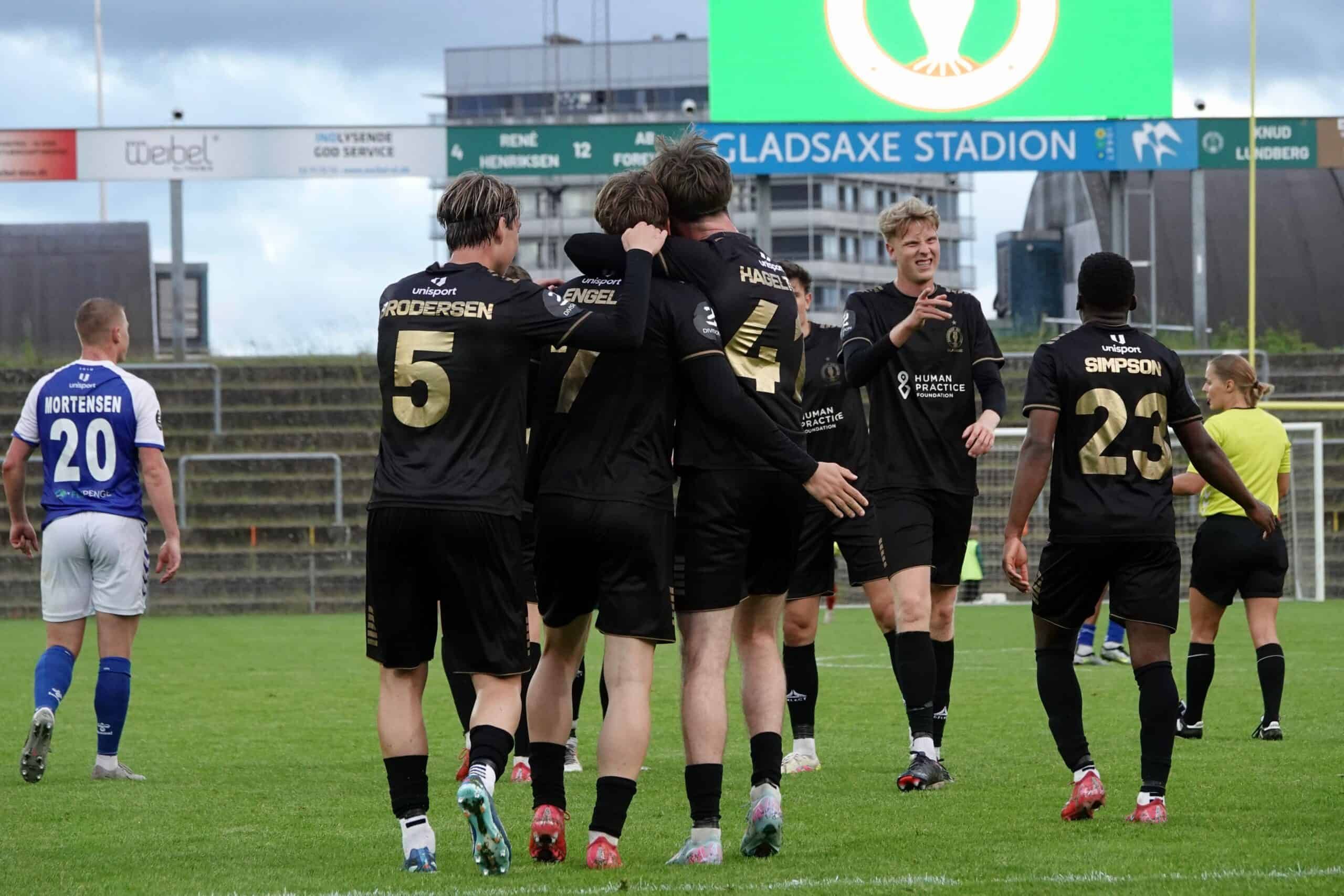 Against Middelfart in the last home game!