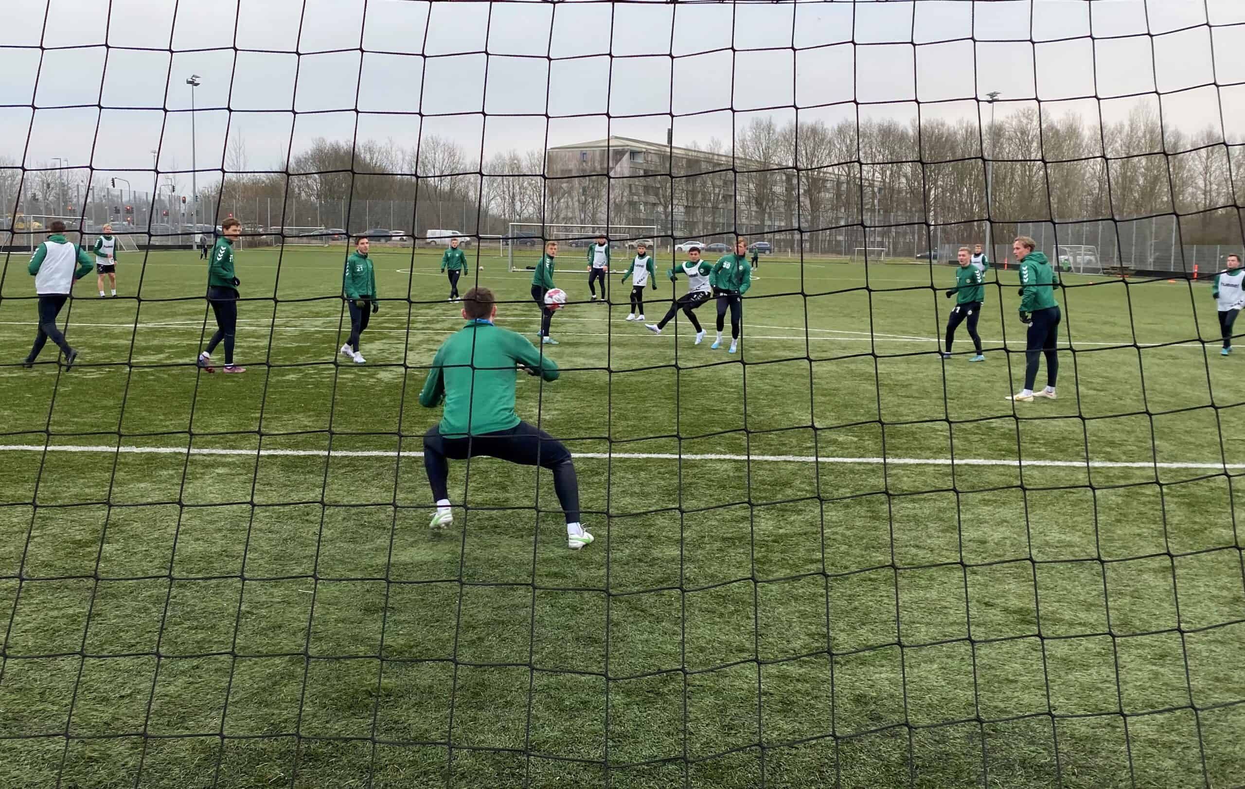 Closed training match against HB Køge on Thursday
