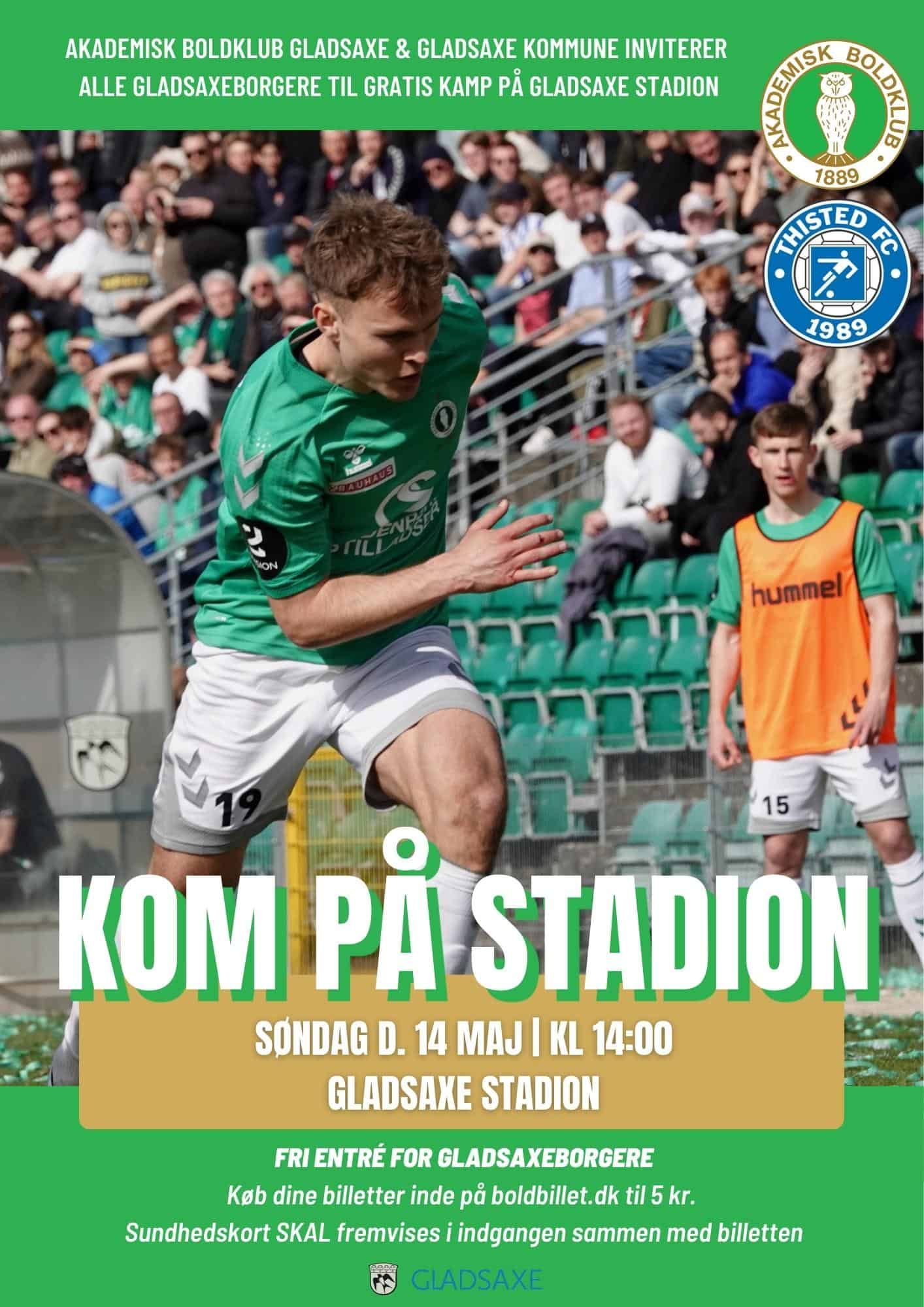 Come to football against Thisted FC almost for free
