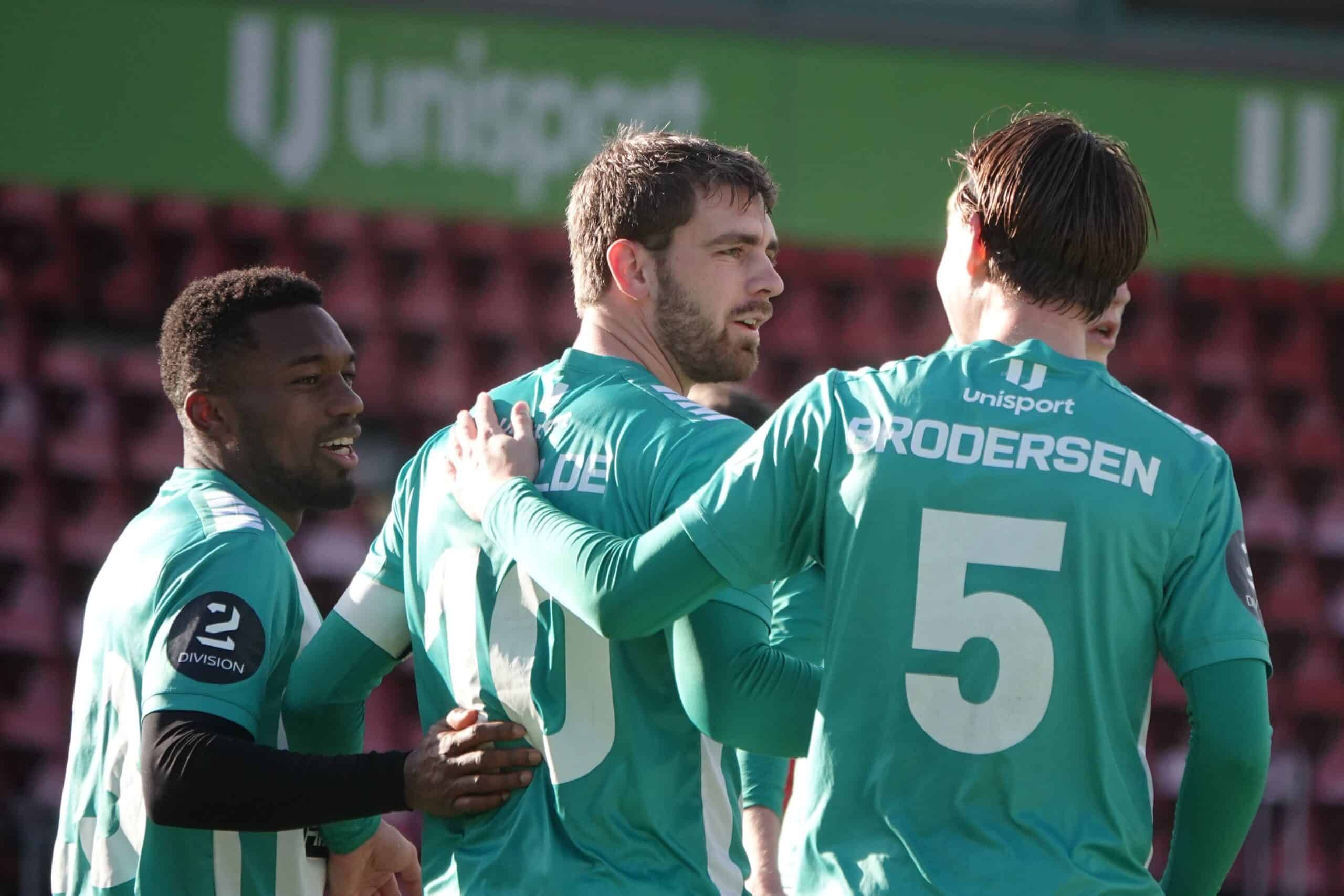 Fire AB-mål og mere til træningsbanen mod FCN