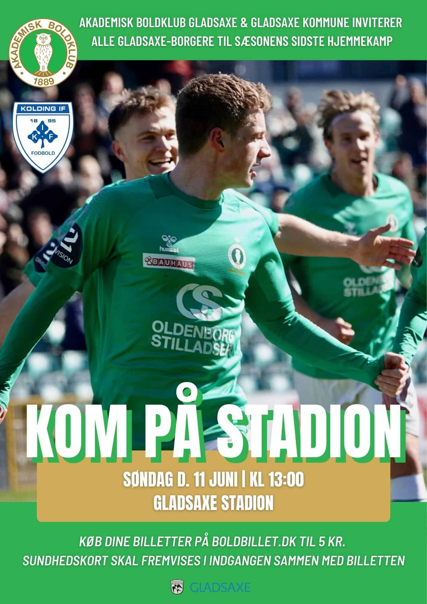 Free match for Gladsaxe citizens on Sunday