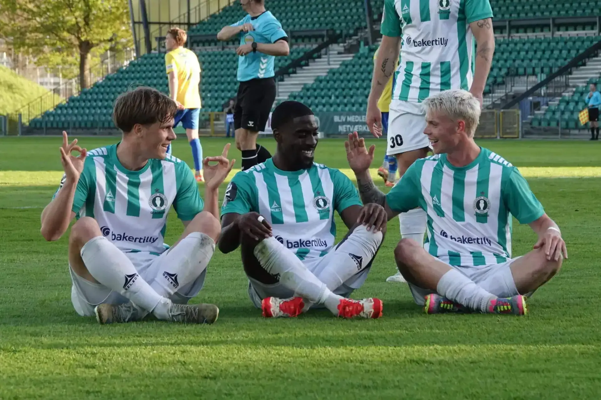 Mål på Gladsaxe Stadion