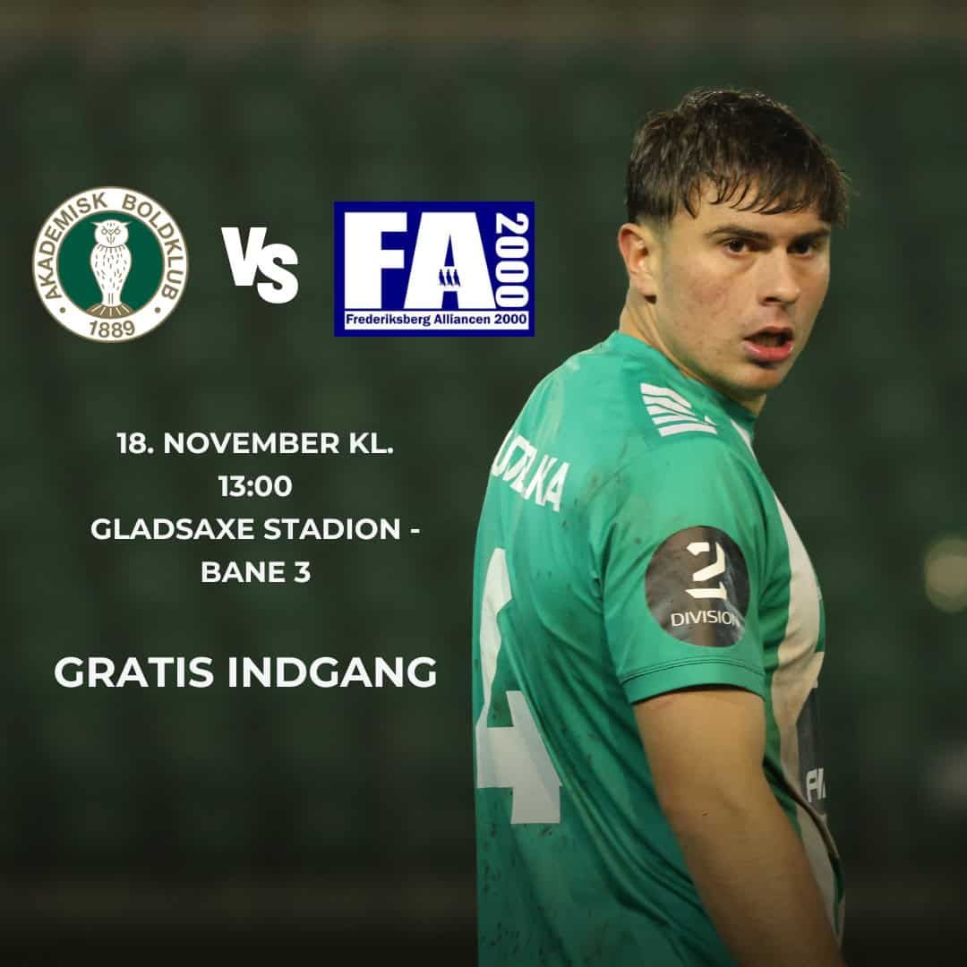 GRATIS ENTRÉ – Kampen mod FA 2000 flyttet til Gladsaxe Stadion Bane 3