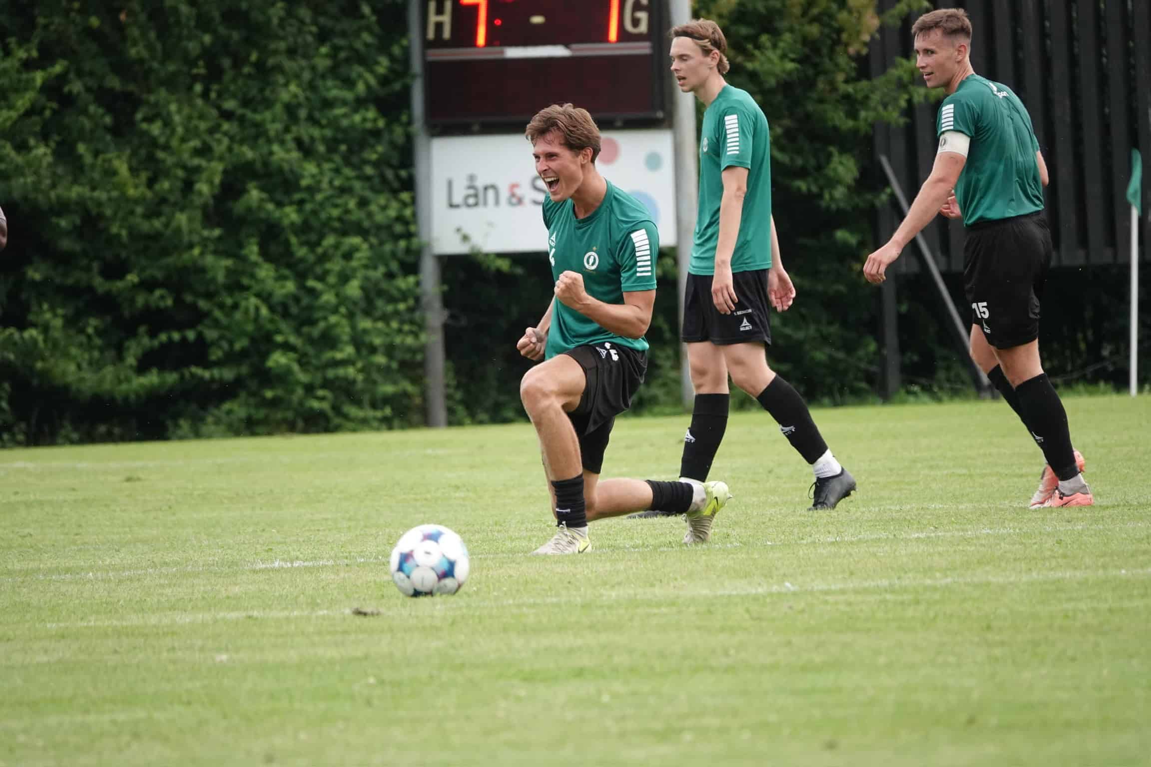 High-scoring 7-1 win in test match against Sundby BK