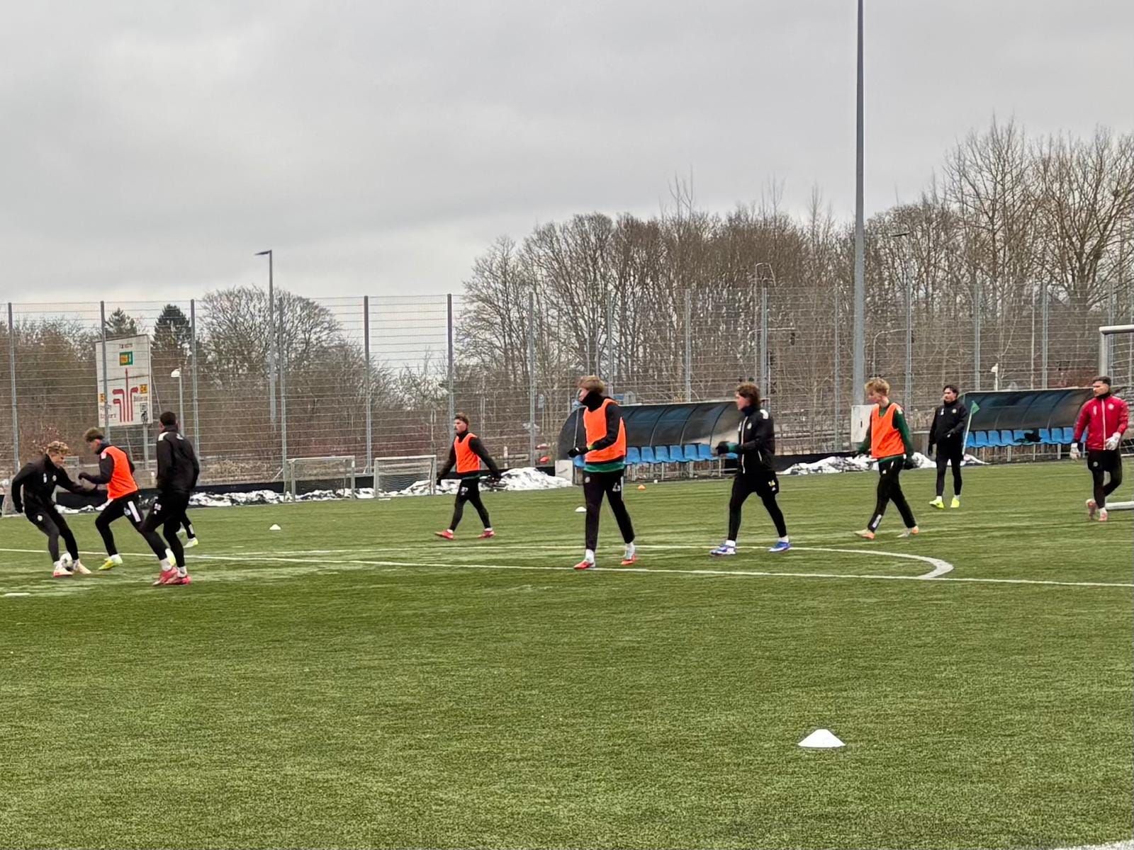 Optakt til træningskampen HB Køge mod AB