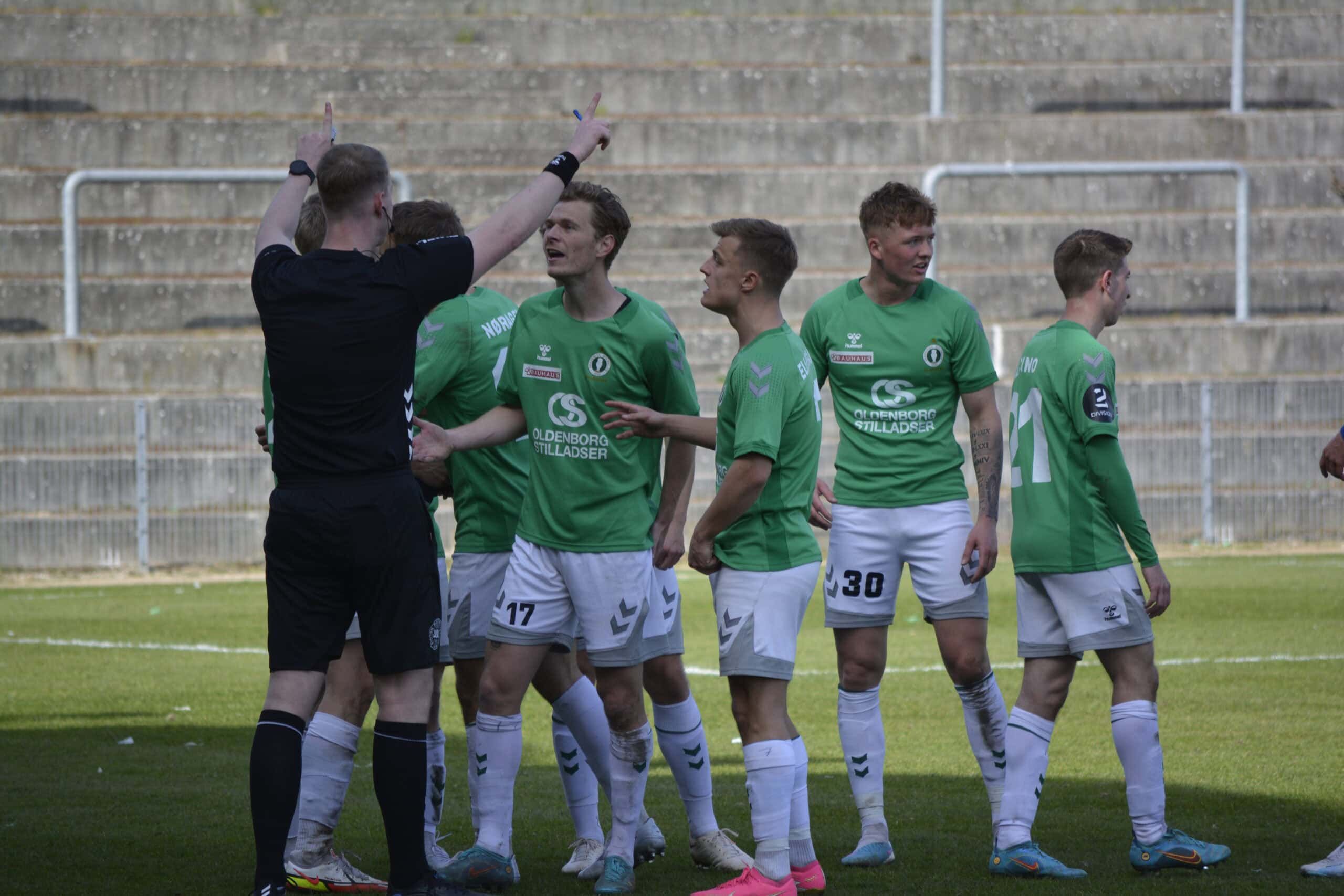 Referee upholds sending off of Silas Trier Madsen in Esbjerg match