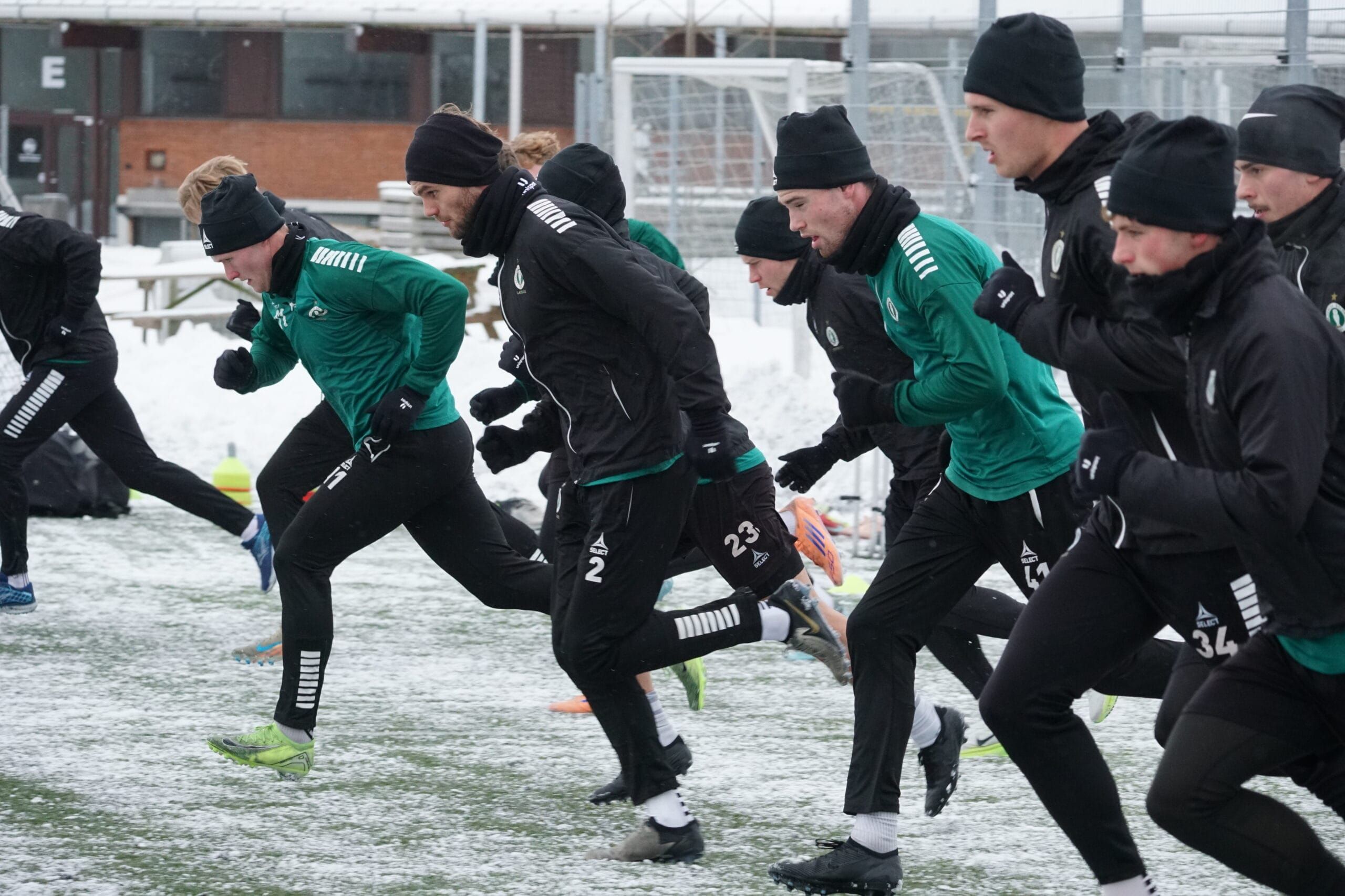 Training match against Hvidovre IF