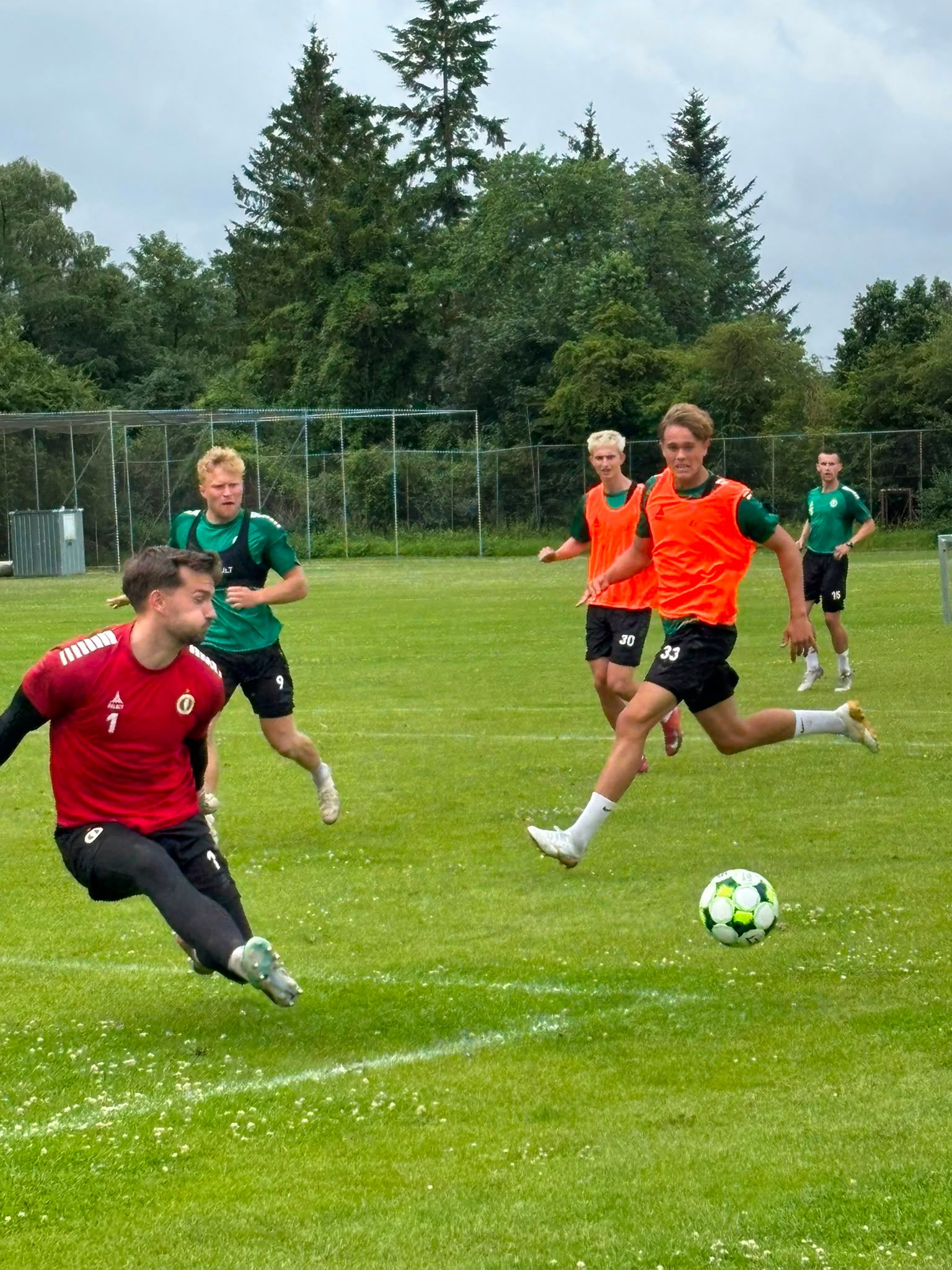 The First Friendly Match is Against FC Roskilde